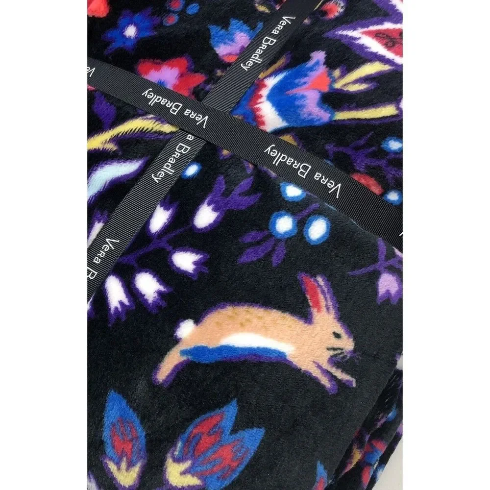 Vera Bradley Foxwood Cozy Life Throw Blanket